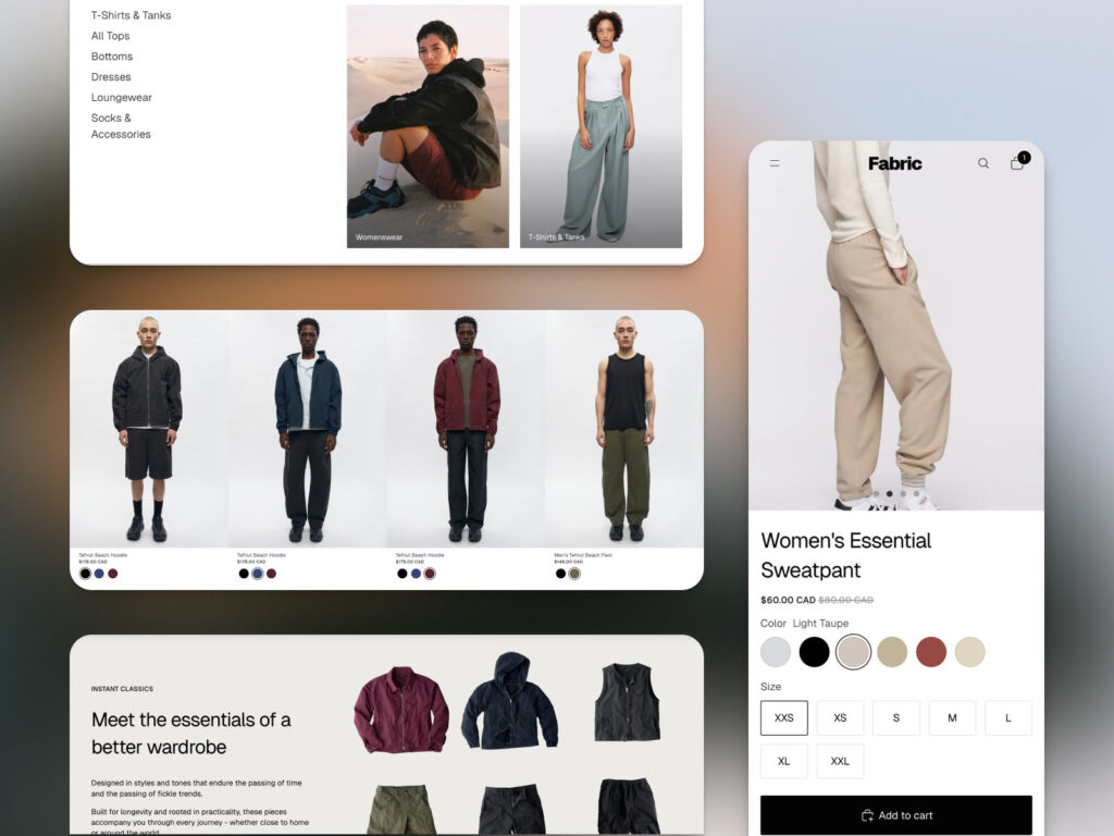 Free Shopify themes gallery for online shop website builder free customization options