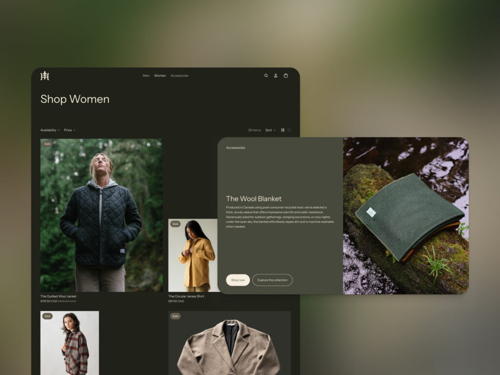 A classic and trustworthy storefront for a brand with a rich history, designed with the Heritage template from the Shopify Horizon Themes collection.