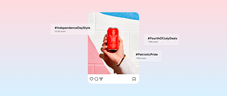 Fourth of July marketing for Shopify ecommerce store.